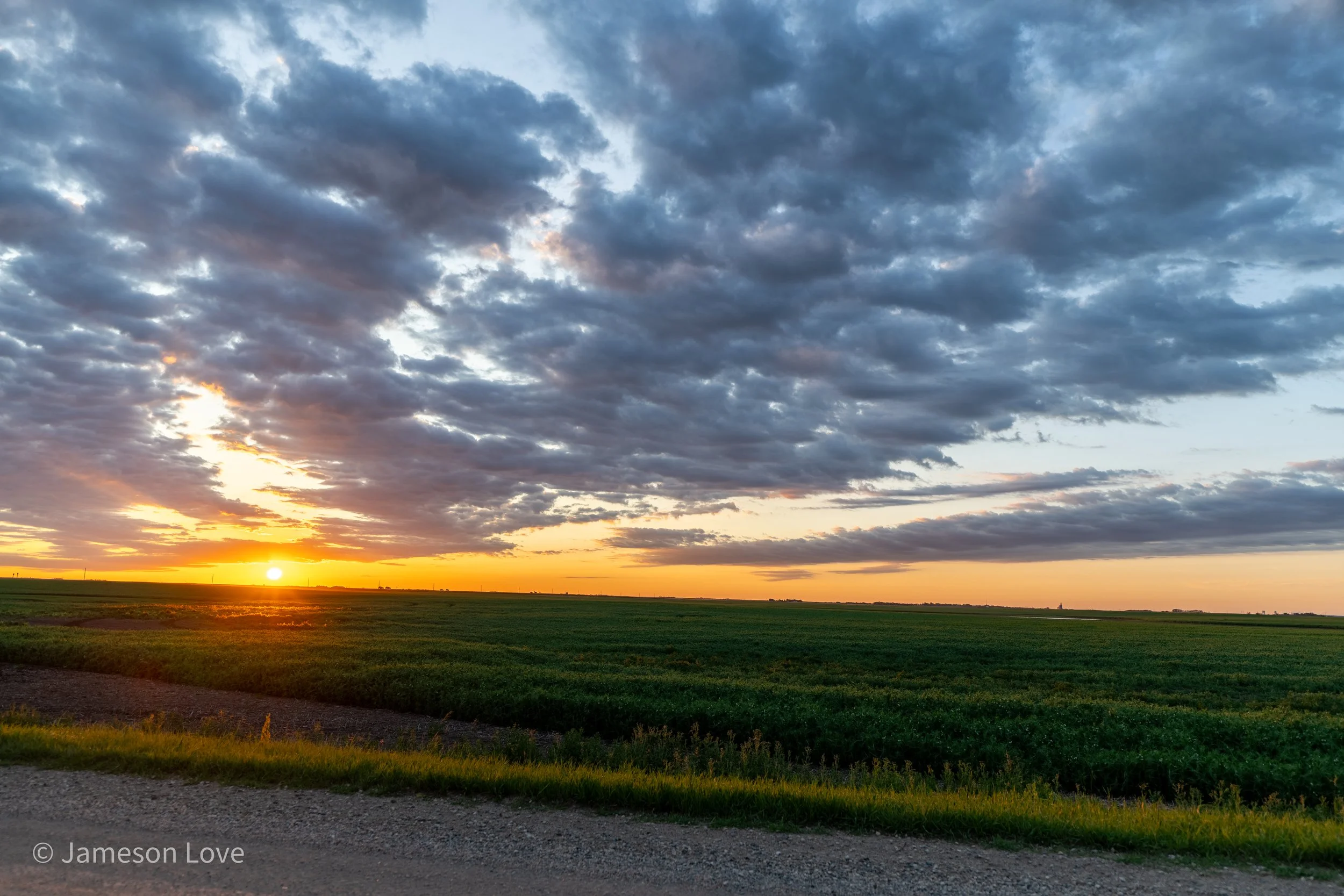 Prairie Sunrise;
Near Colonsay, Saskatchewan, Canada