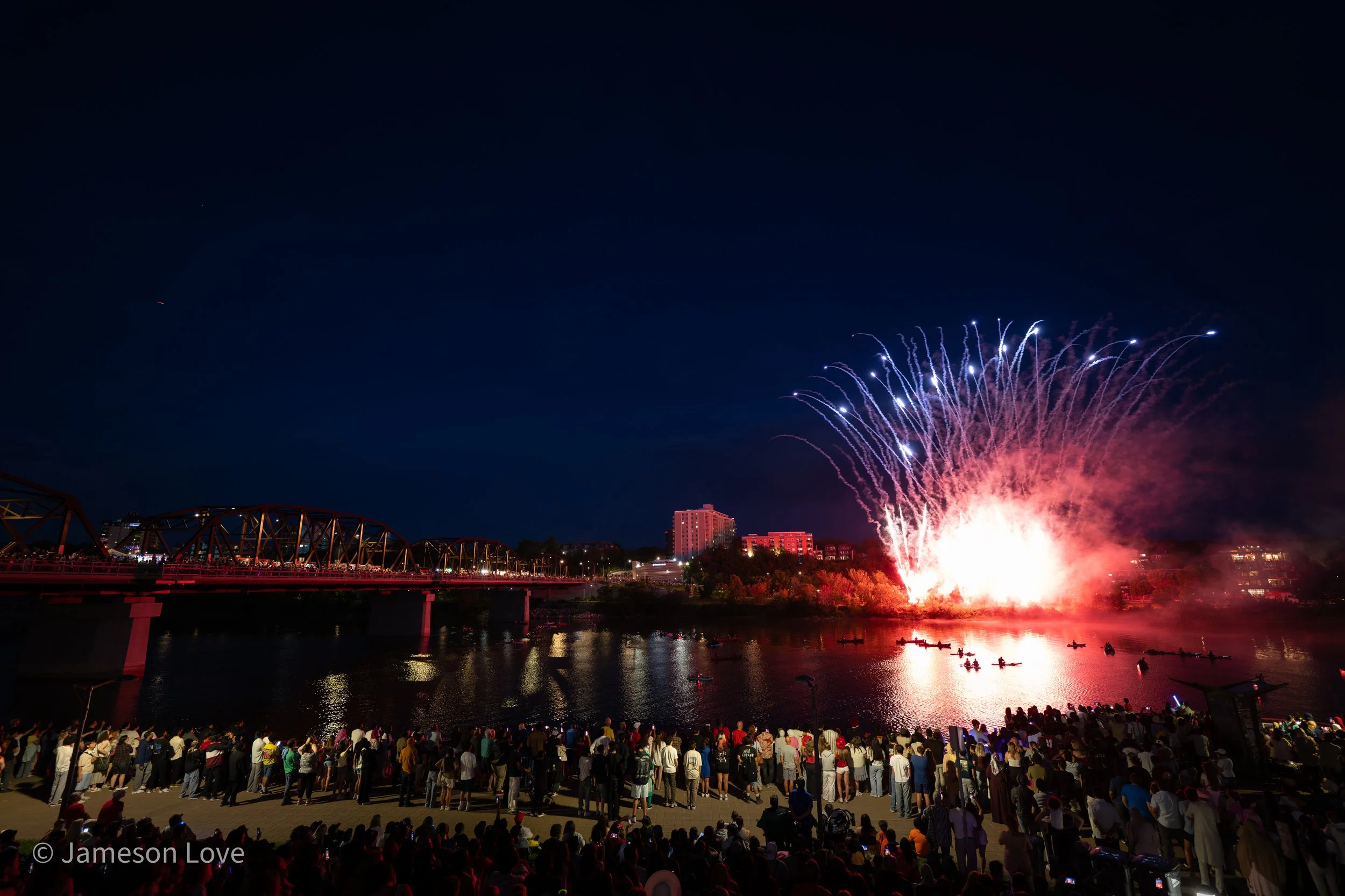 Canada Day Fireworks;
Saskatoon, Saskatchewan