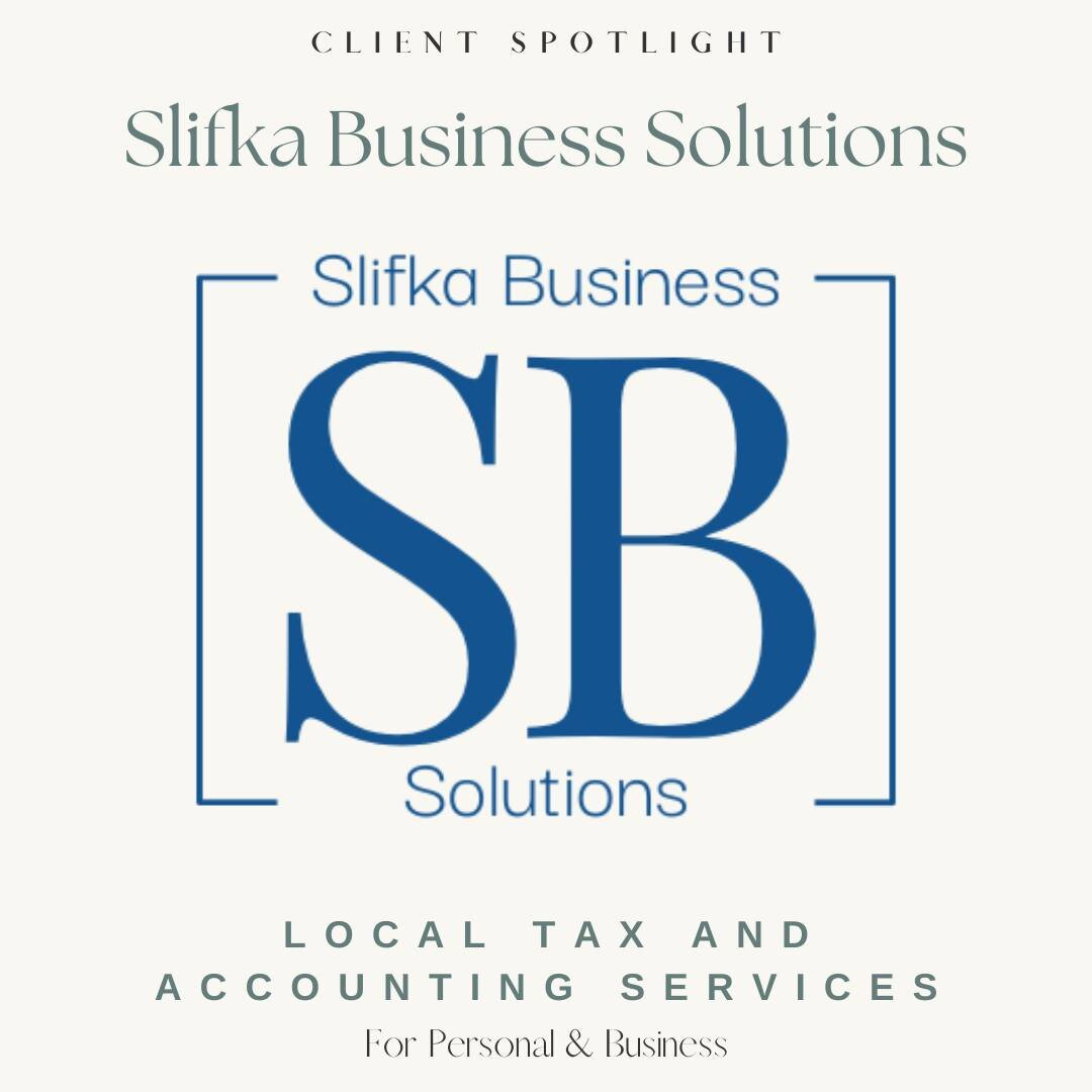 Need help with your bookkeeping or taxes? Tiffany at Slifka Business Solutions is the one to help! 💵 

I am glad that I could help give her a new logo and a website that she WANTS to send people too, so she can grow her business and tackle new proje