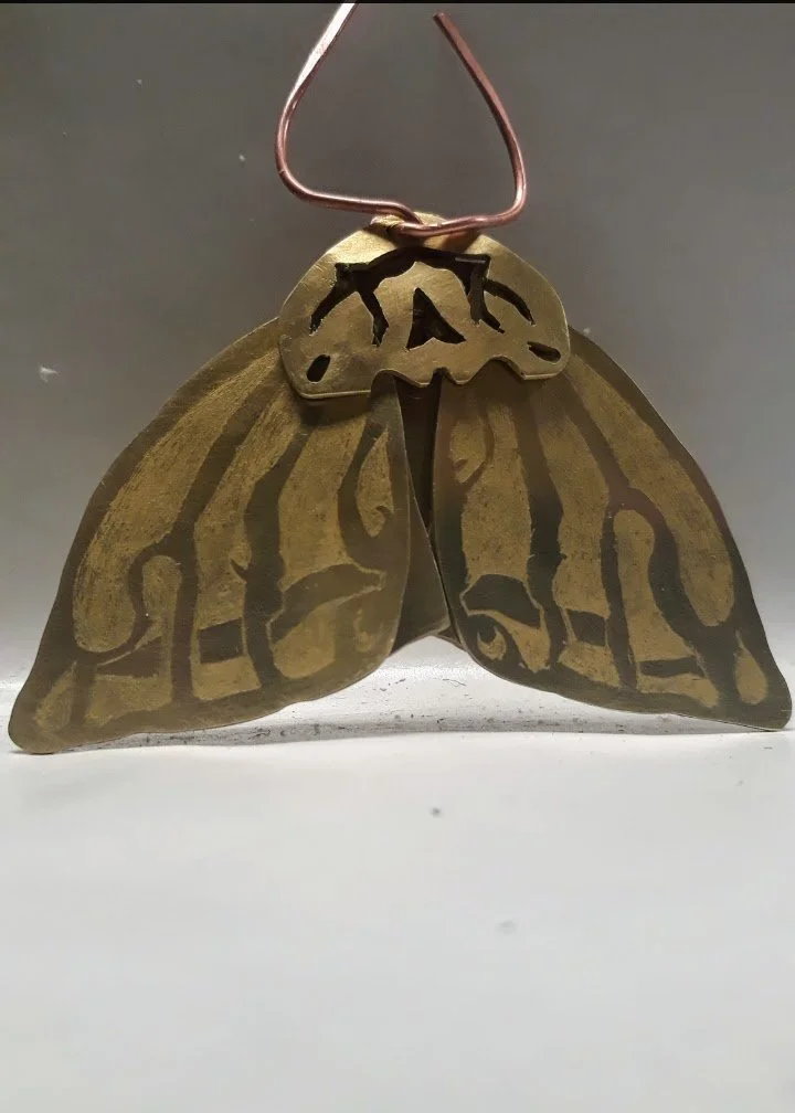 Brass and Copper Emperor Moth