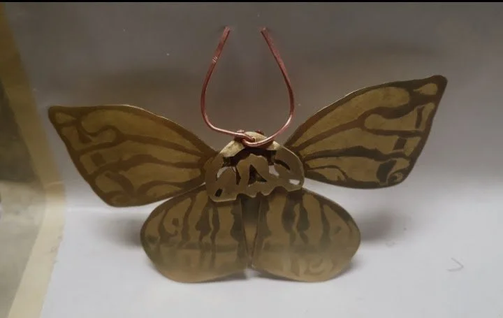 Brass and Copper Emperor Moth