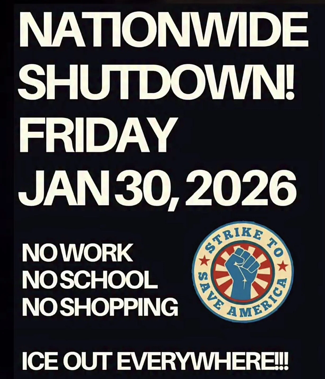 WE ARE CLOSED - FUCK ICE!