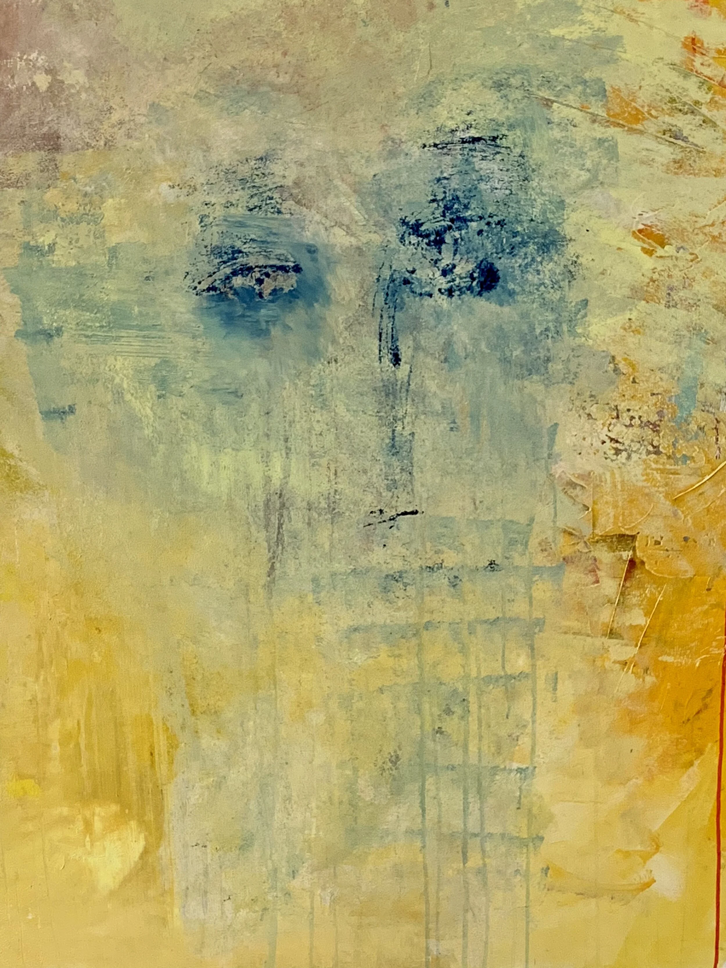 Self-portrait 2019 Acrylic on Canvas 36.48 inch