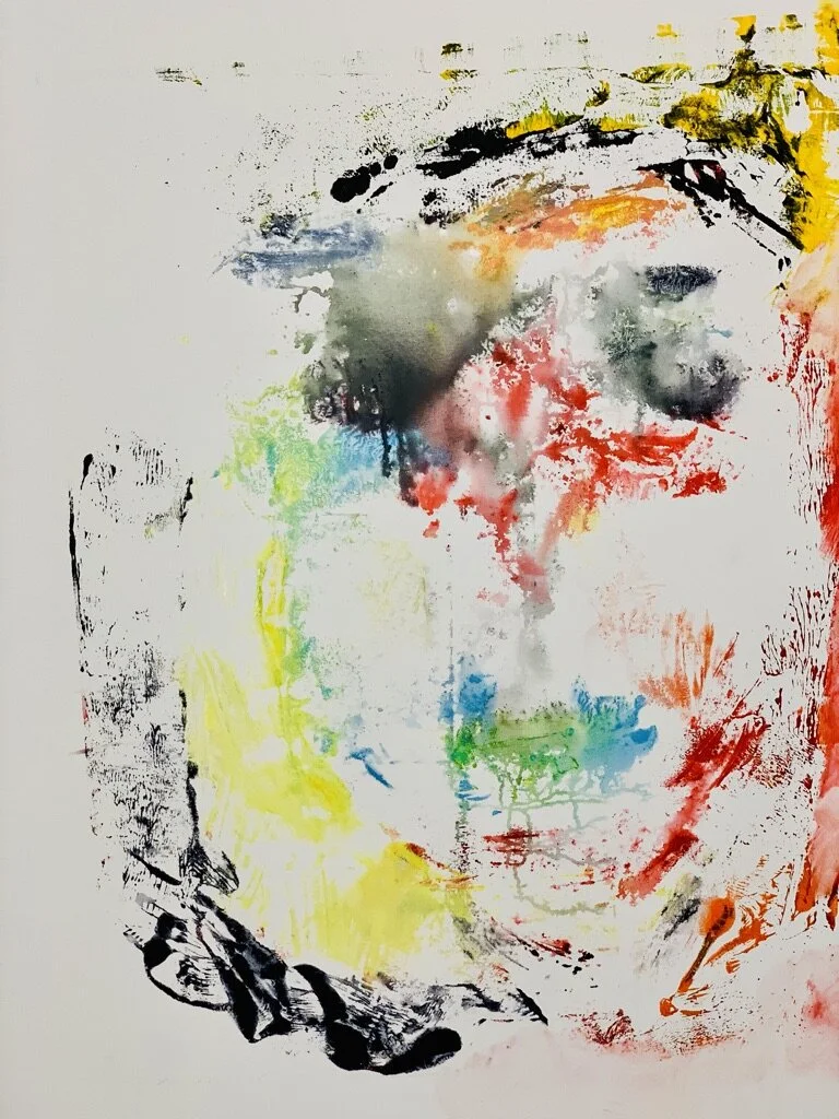 One of the Five  Acrylic and Gel on Canvas 
48 x36 inch