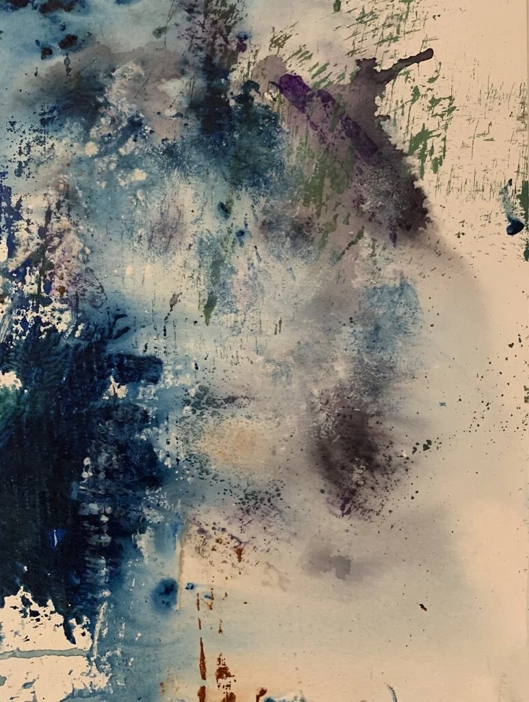 Acrylic and Gel on paper