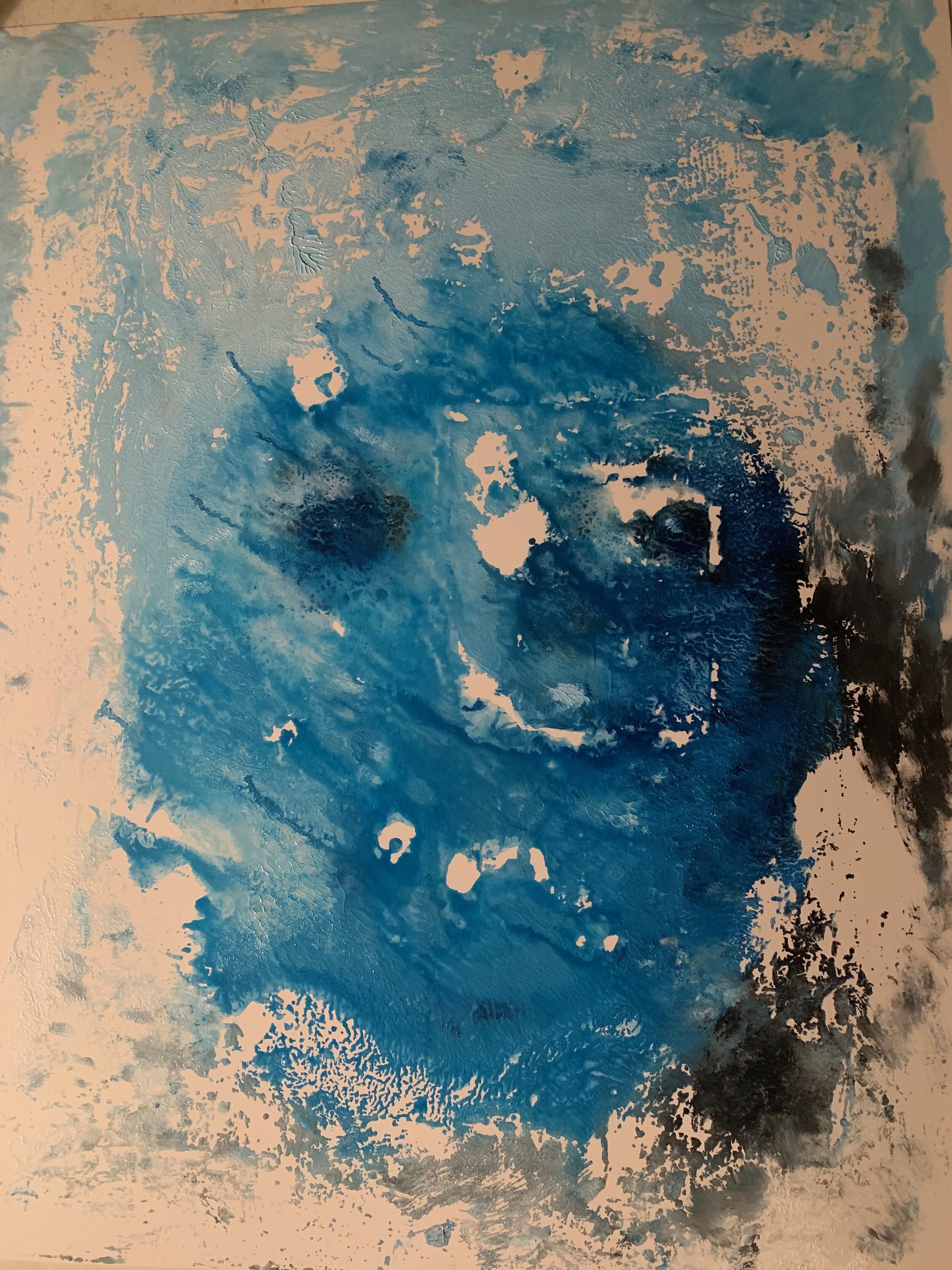 Acrylic and Gel on paper