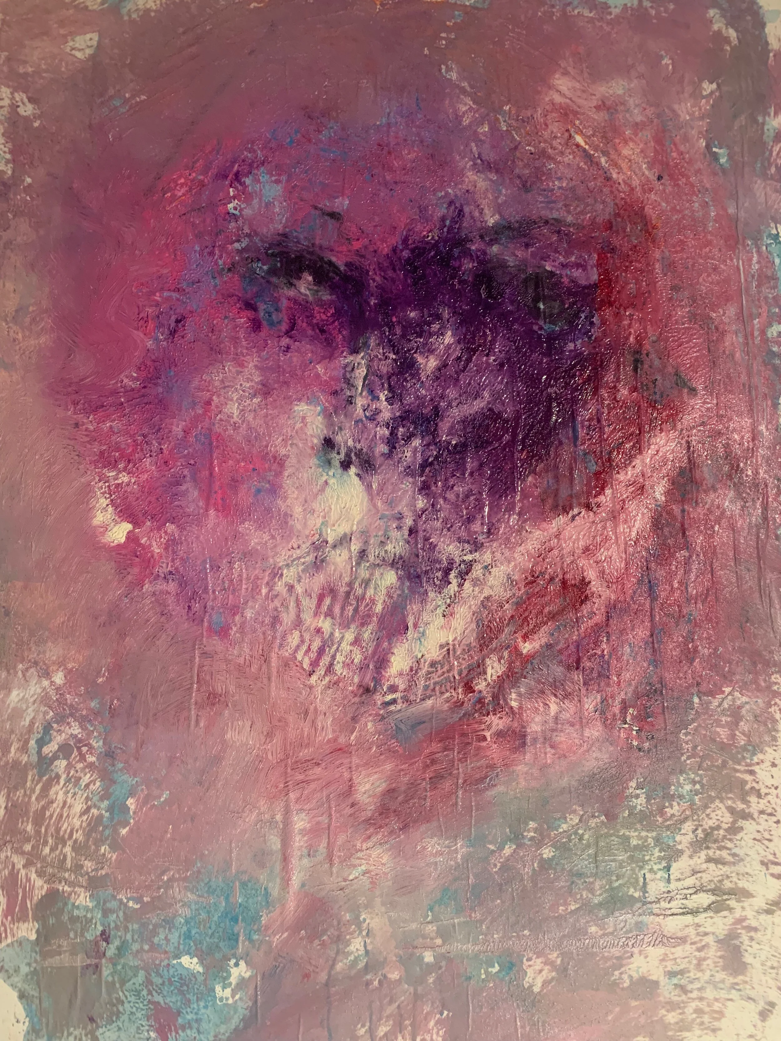 Acrylic and Gel on paper