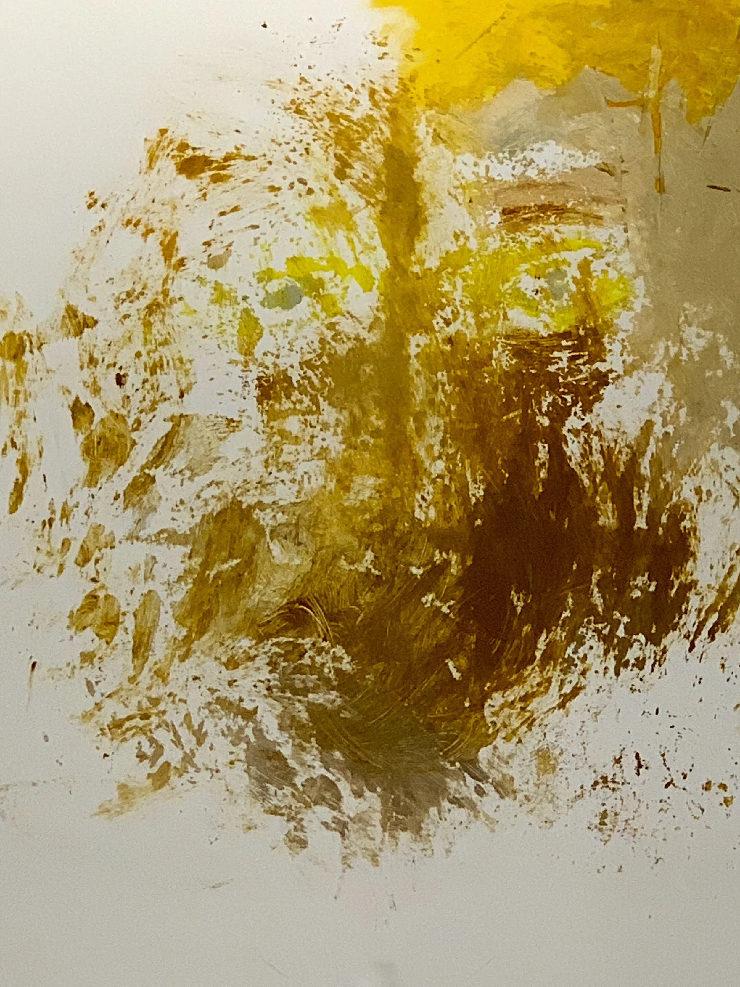  Acrylic and Gel on hard paper
 48 x 36 inch