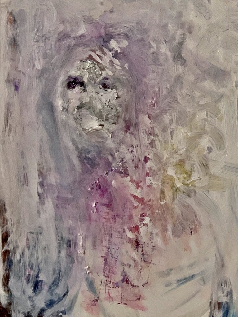 Marzie  Acrylic and Modeling Paste on Canvas 
48 x36 inch 
