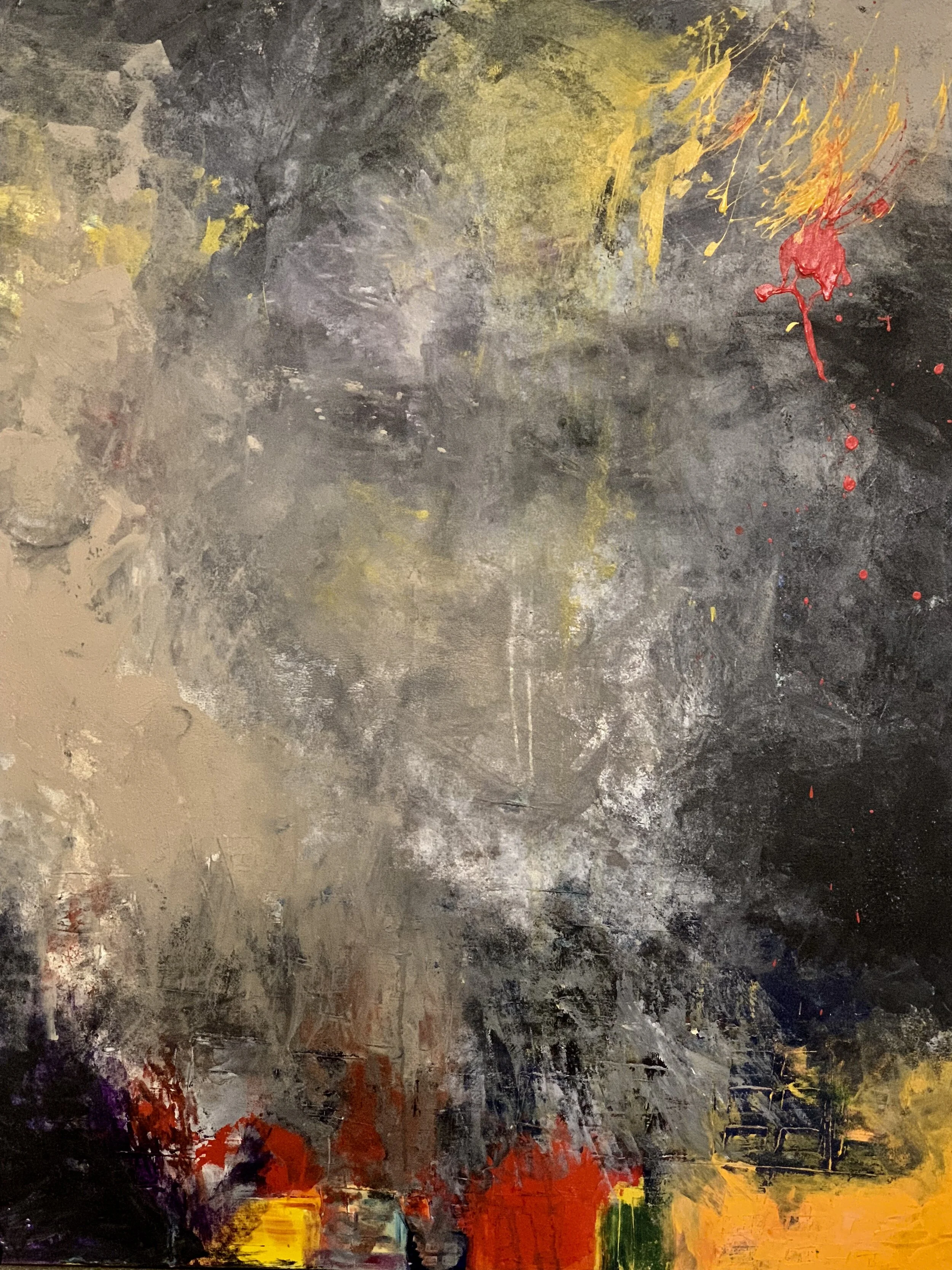 Acrylic and ink  on Canvas 





