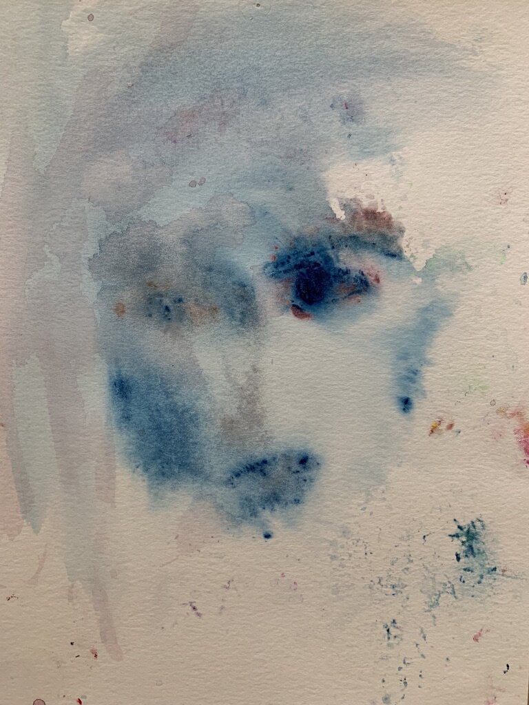 Mother Acrylic and ink  on paper