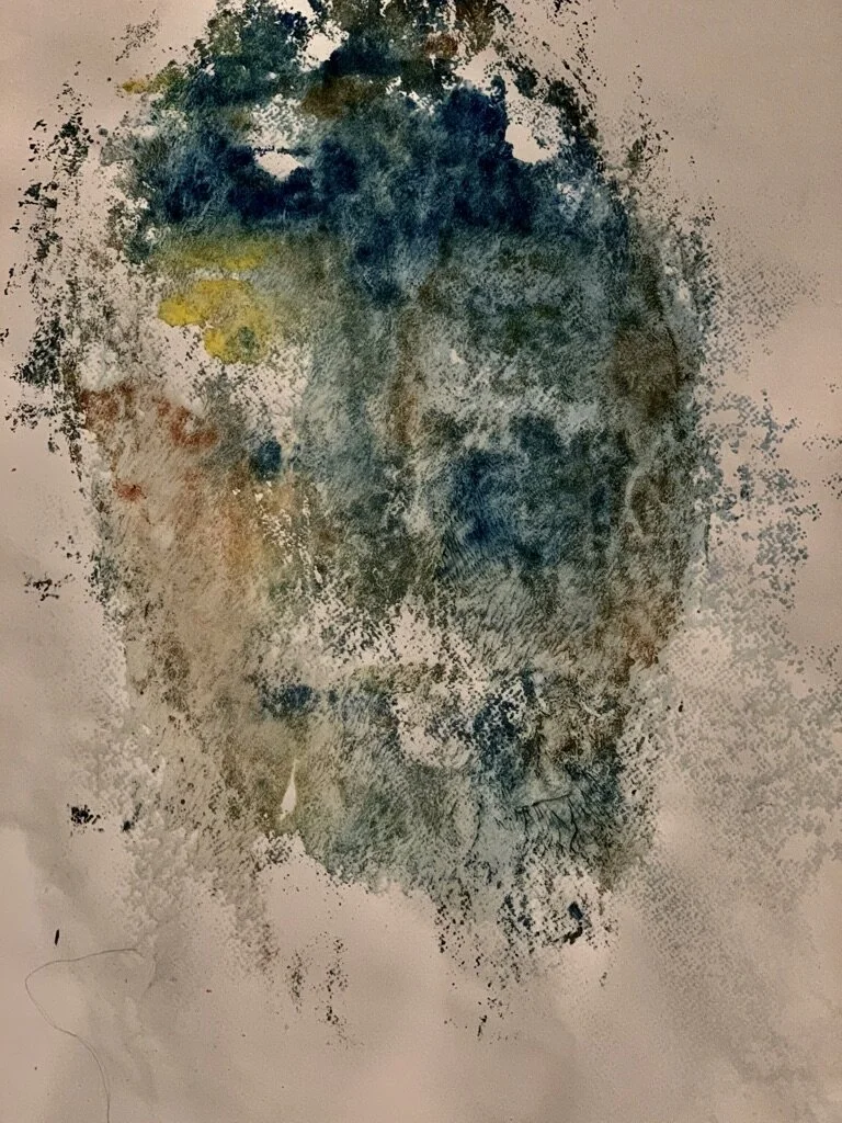 Acrylic and Gel on paper