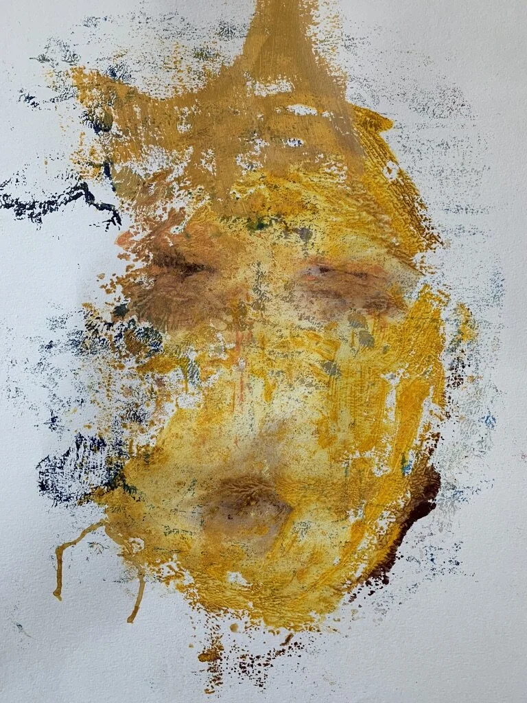 Mehri Acrylic and Gel on paper