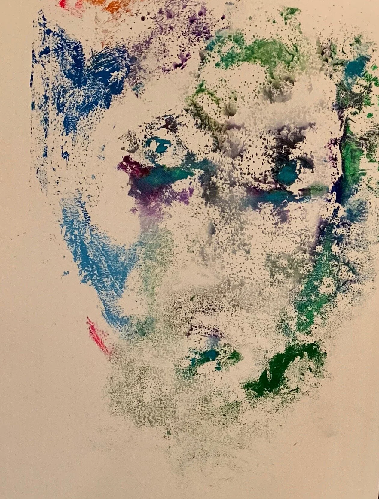 Acrylic and Gel on paper