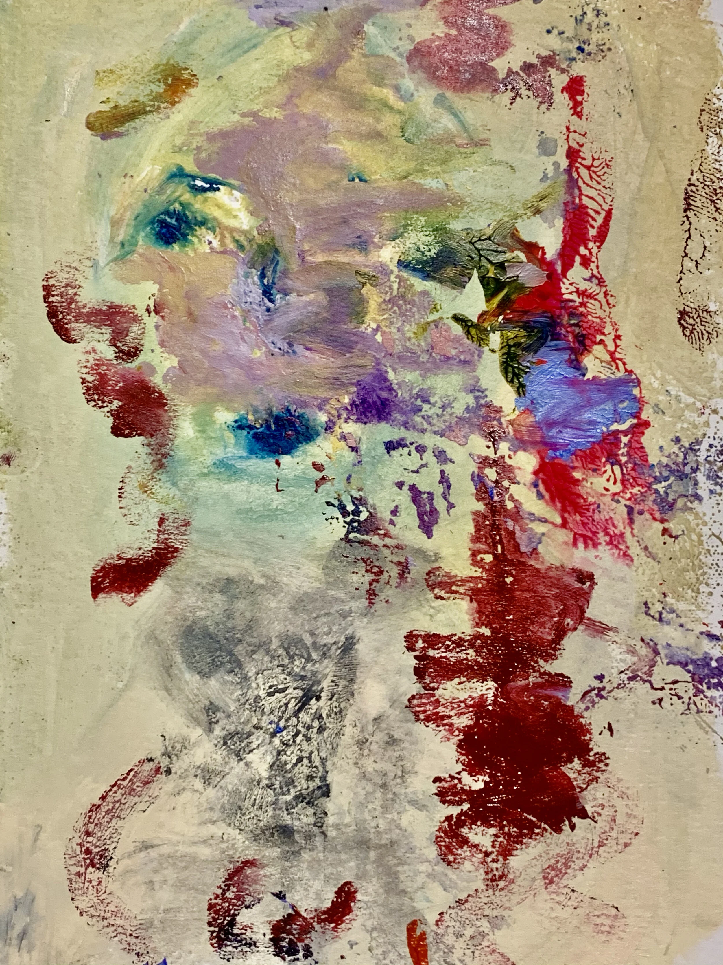  Acrylic and Gel on paper