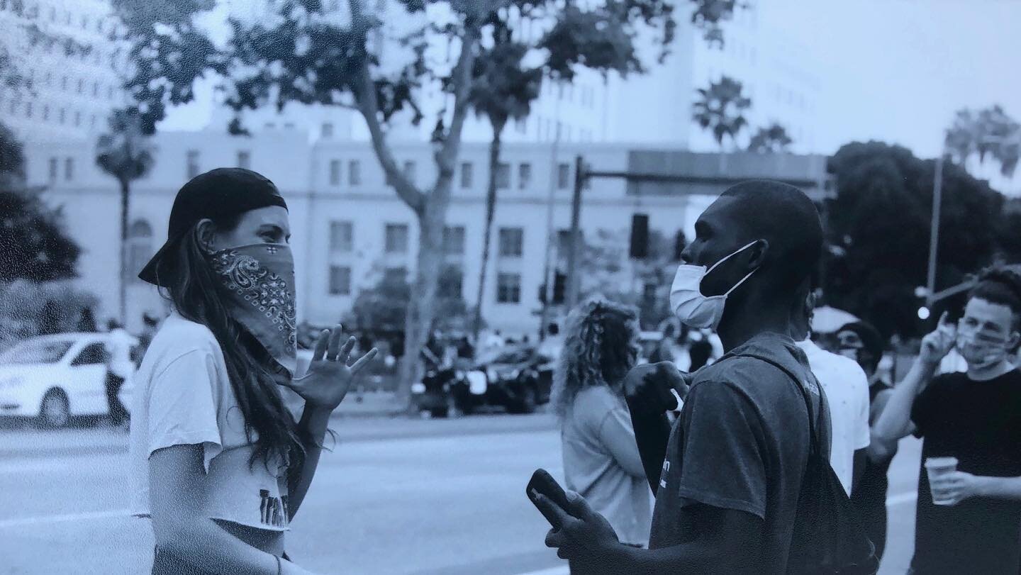 I miss LA. I miss my friends, roommates, and community. But most of all I miss protesting. Do me a favor and get out there for me. Check @bldpwr @marchandrallyla @blmlosangeles for details on marches, events, and ways to support. Love ya 💋 #jackiela