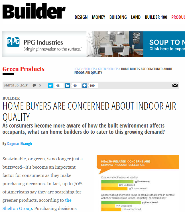 Contributed article, Builder magazine