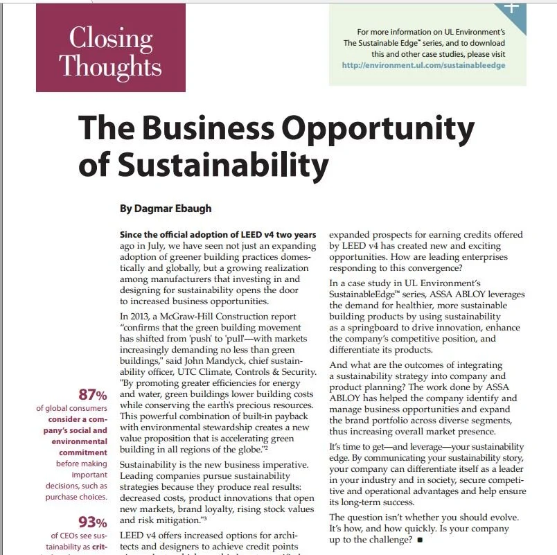 Case Study_ASSA ABLOY_Doors & Hardware Magazine (available online only by subscription)