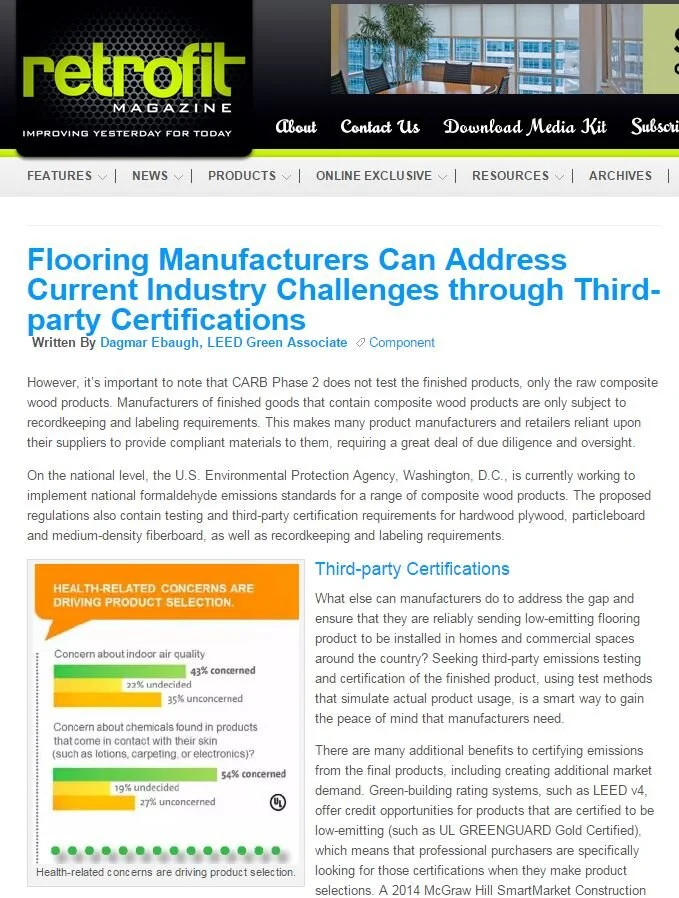 Contributed article - Retrofit magazine