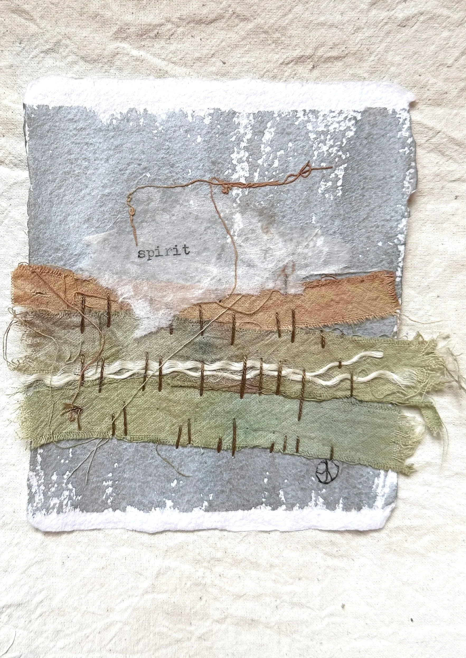 In Small #20 4"x4.75" mixed media on watercolour paper