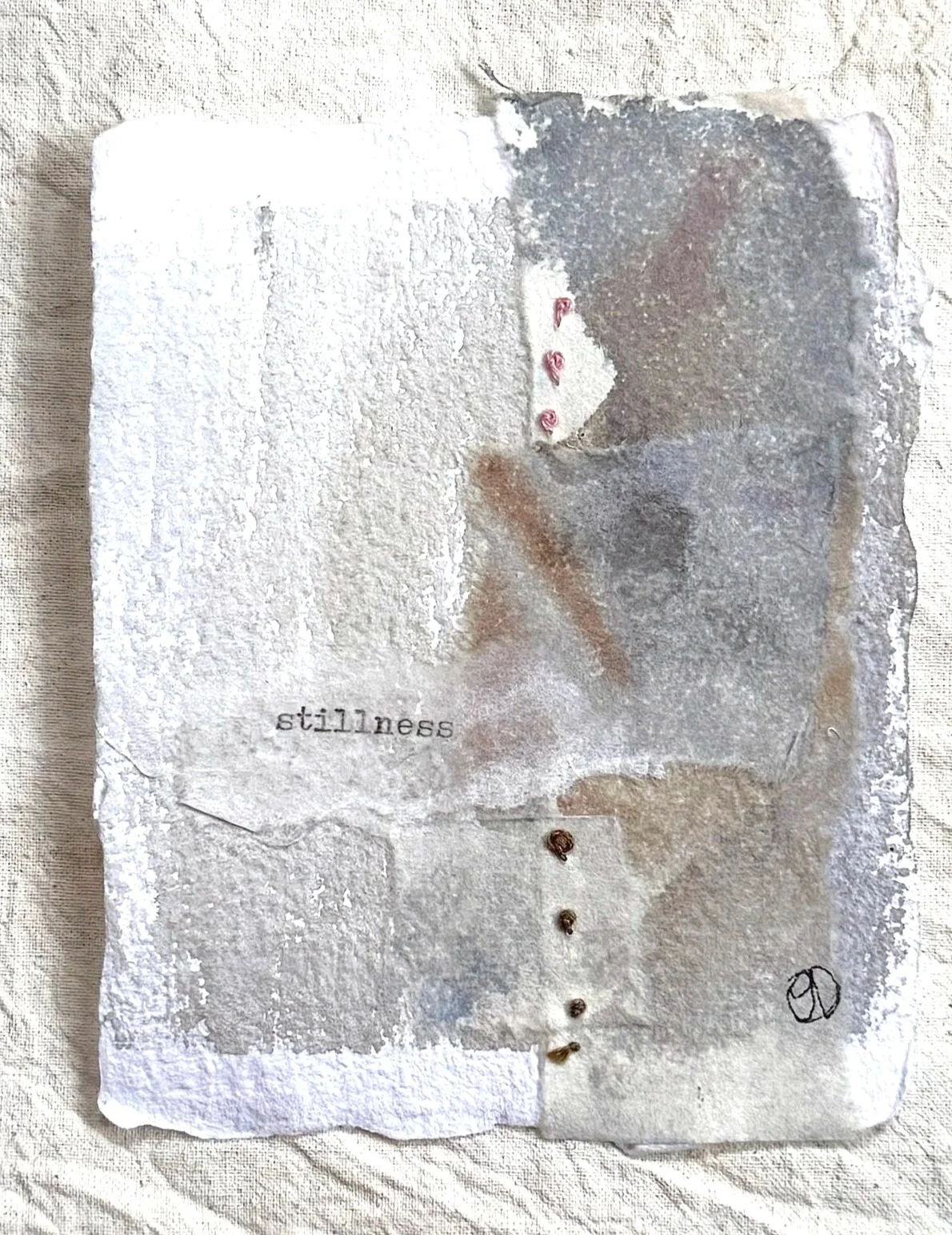 In Small #25 4"x4.75" mixed media on watercolour paper