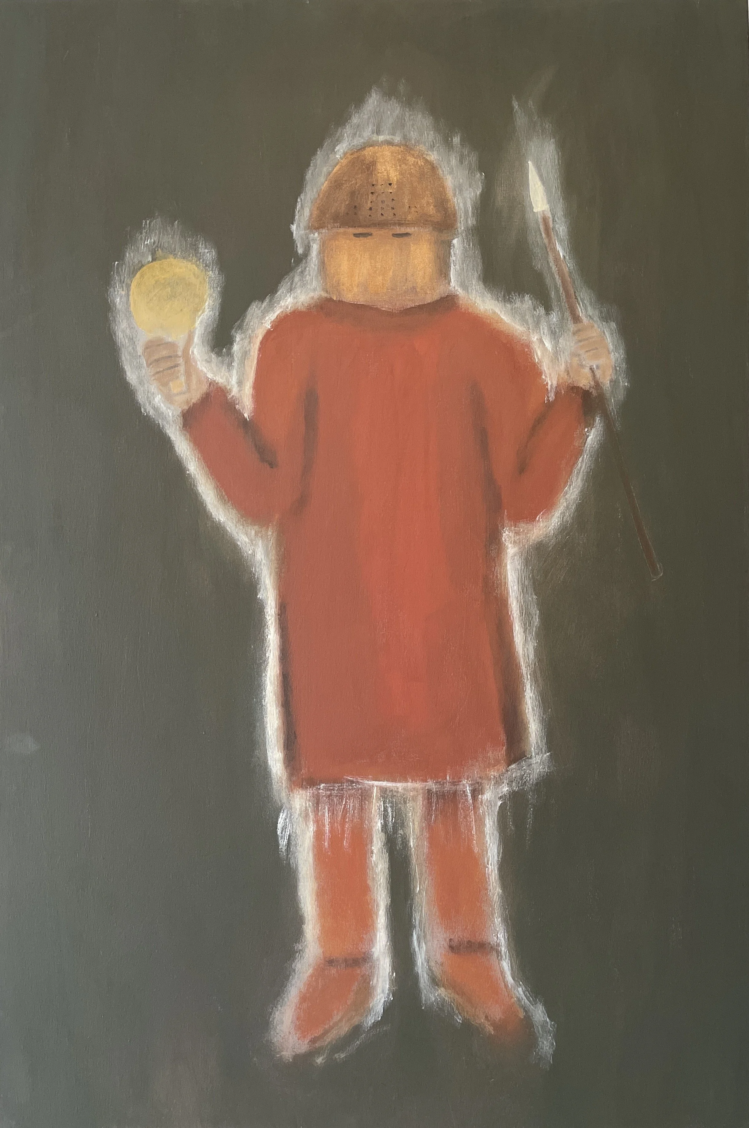 Tsm'syen Angel Warrior 36"x24" oil on board