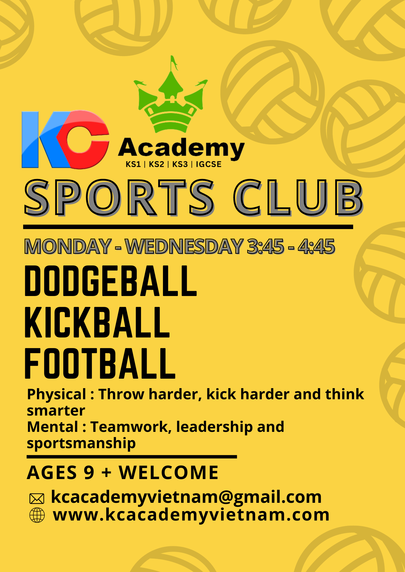 Black and Yellow Volleyball Icons Sports Flyer.png