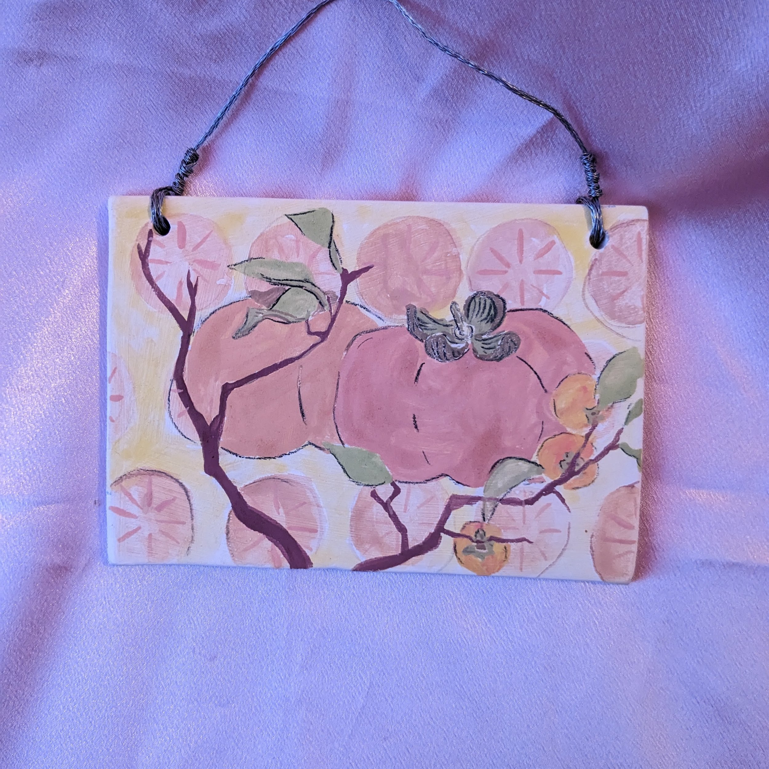 "Persimmon!" Wall Hang
