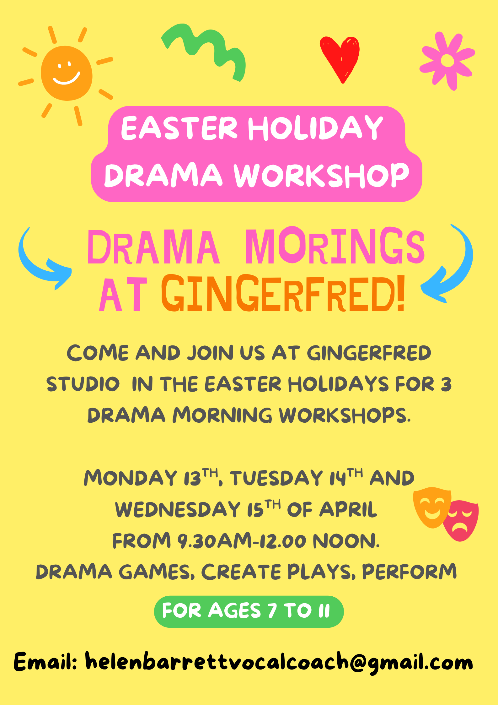 Easter Holidays Drama Workshop