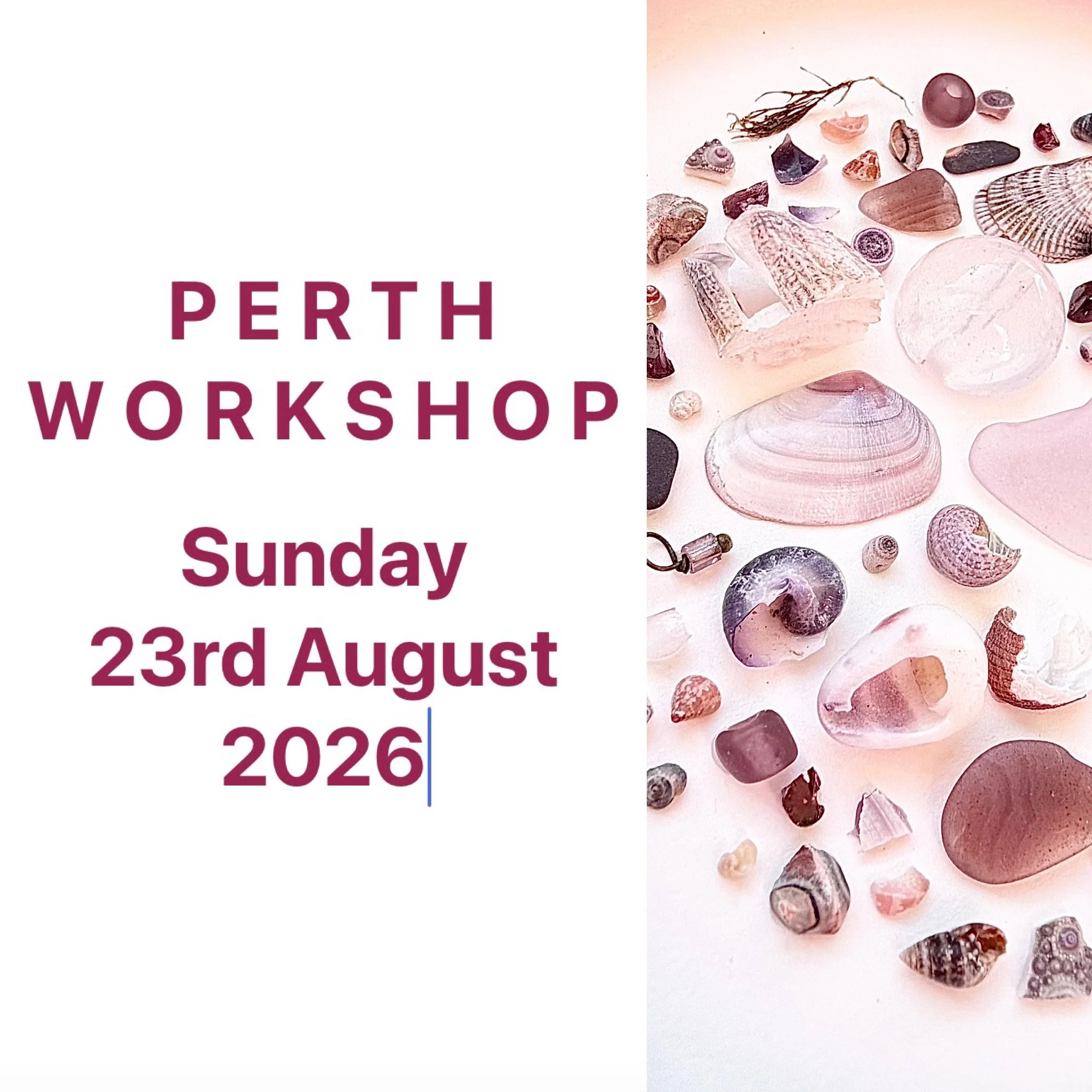 Perth Workshop - Sunday 23rd August, 2026.