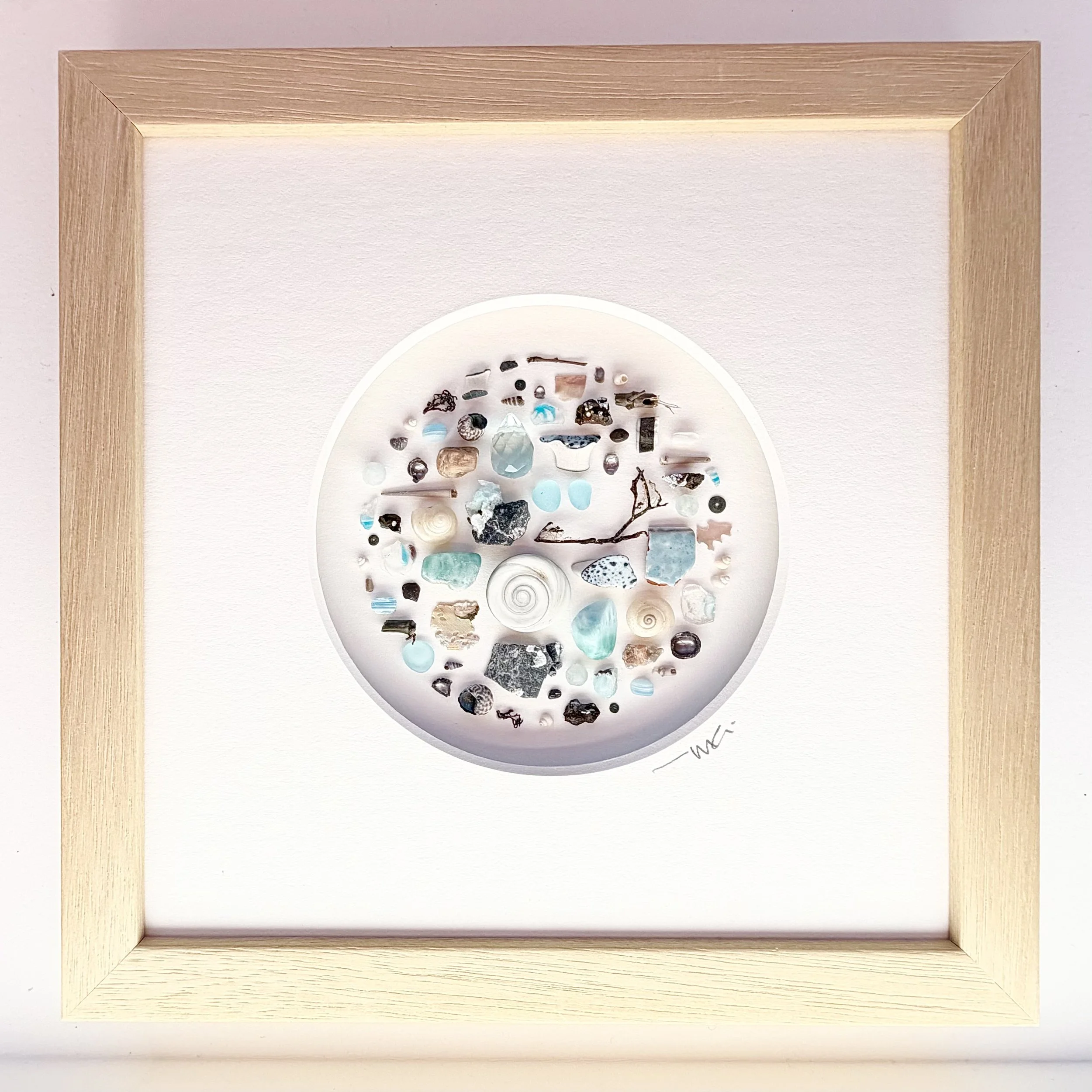 Exhibition M “Larimar + Turquoise Tear Drop”