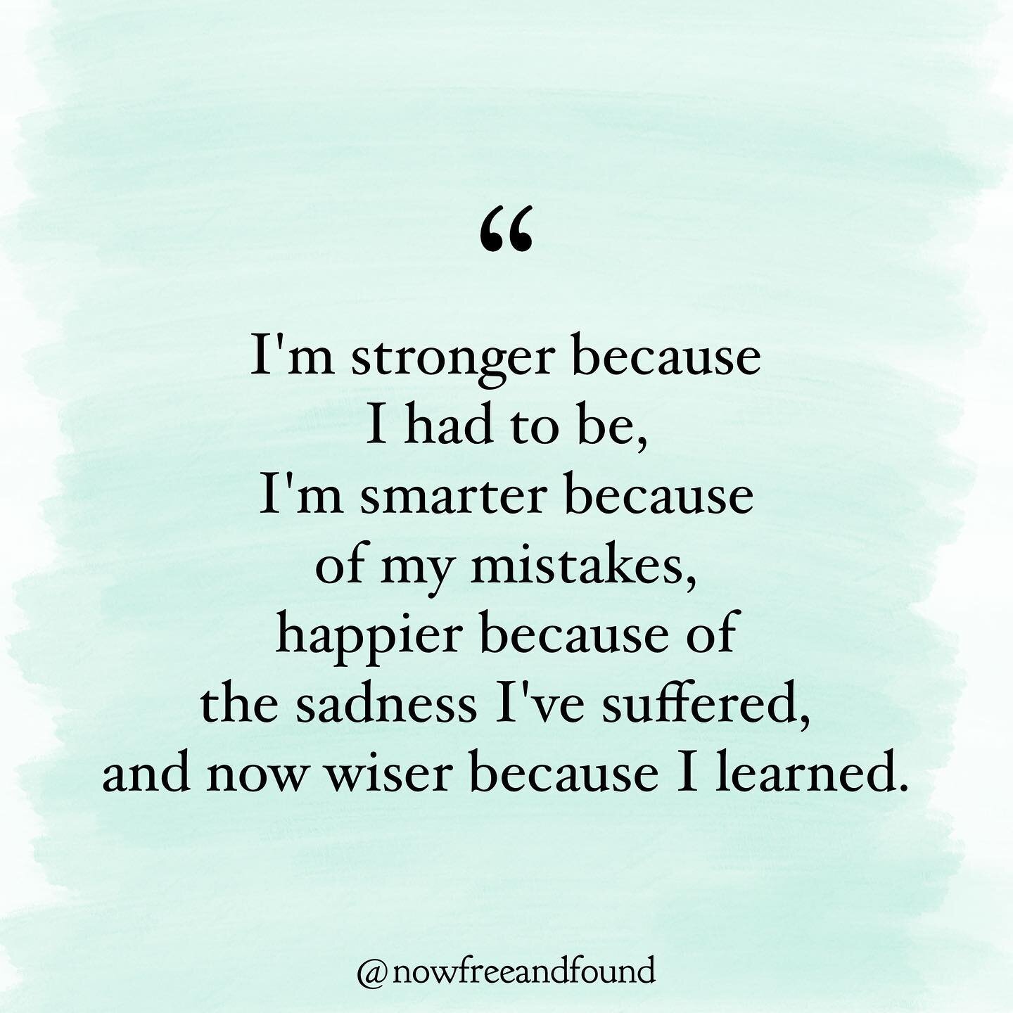 Stronger. Smarter. Happier. Wiser.

That&rsquo;s a fact. The person I am today had to transform. In order to live the life desired, I had to become stronger, learn from my mistakes, find happiness through the pain and grow wiser with experience. 

An