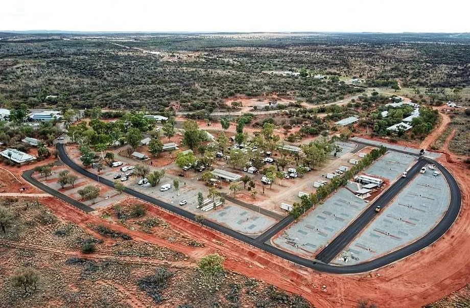At work on the infrastructure upgrade of a caravan park nestled in the remote landscapes of Northern Territory Australia. With rugged terrain and unique challenges, our team is dedicated to enhancing the facilities of this remote getaway. From excava