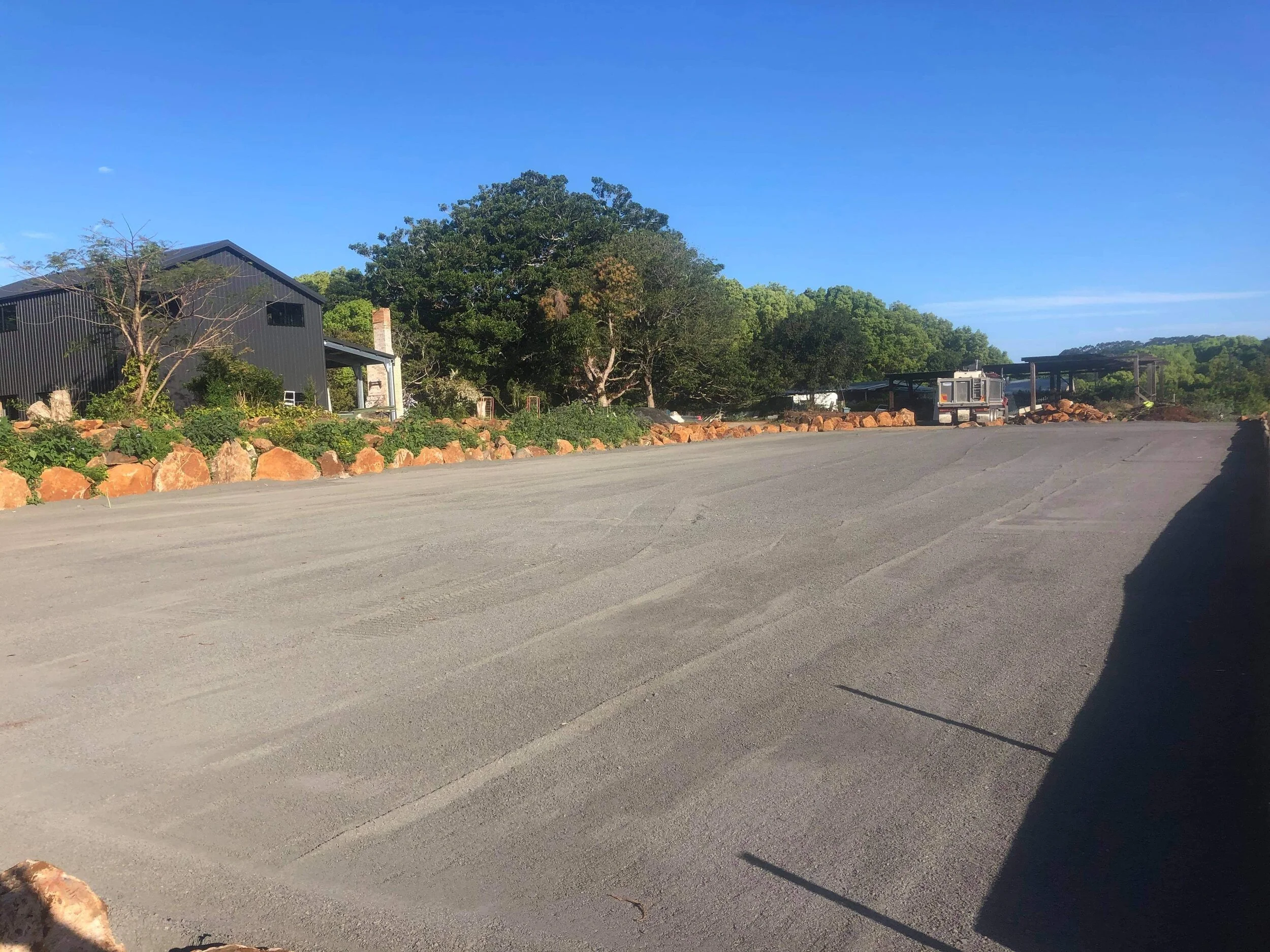 final trim on a residential excavations project. Leaders in civil and residential servicing Northern Rivers NSW and South East QLD