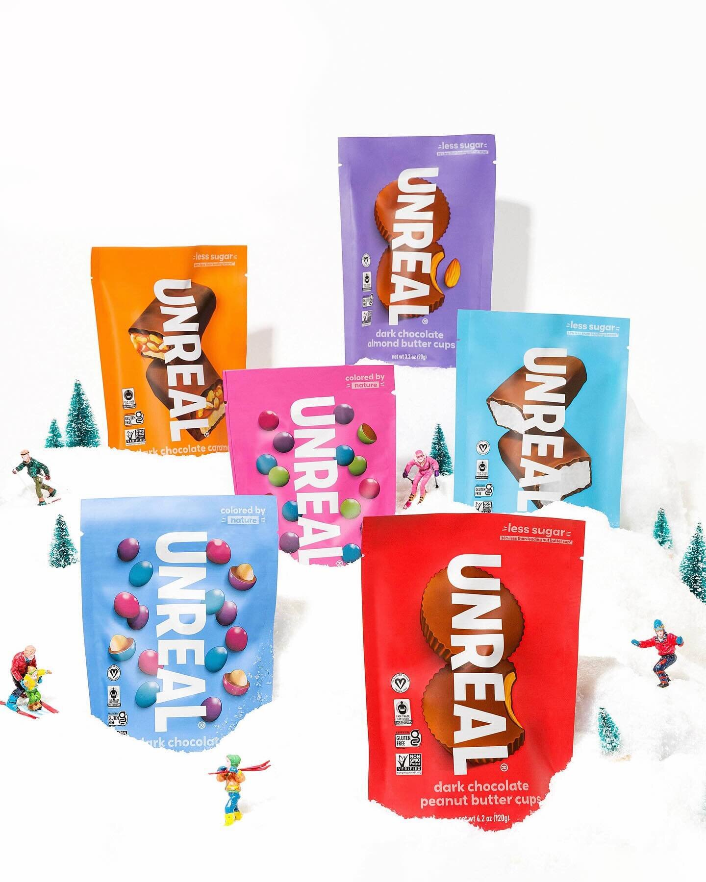 All we want for Christmas is chocolate ✨ New work for @unreal.snacks ✨ art direction + photography by us, styling by @jennabaucke, retouching by @autumnkphoto 🍫🌲⛷️