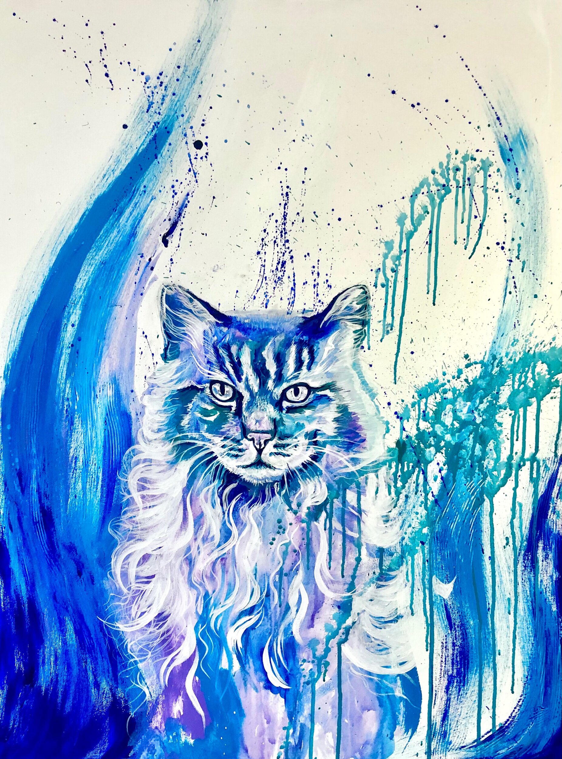“Lucy in Blue” Original Art