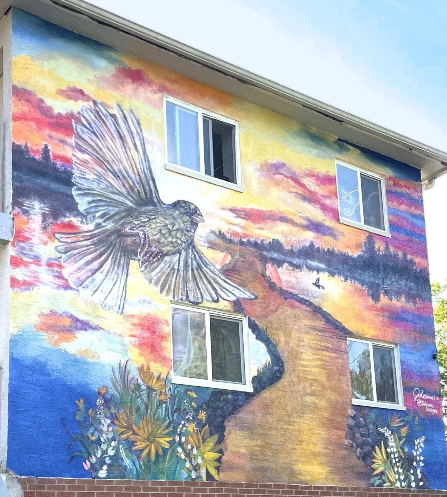 "New Day Dawns" Mural Installation, CGAC Mural Assistance Grant