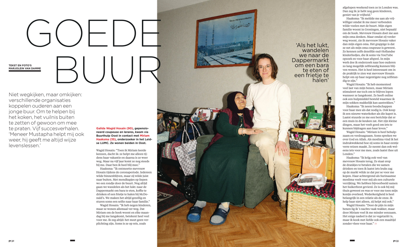 Buurthulp Oost in Parool 