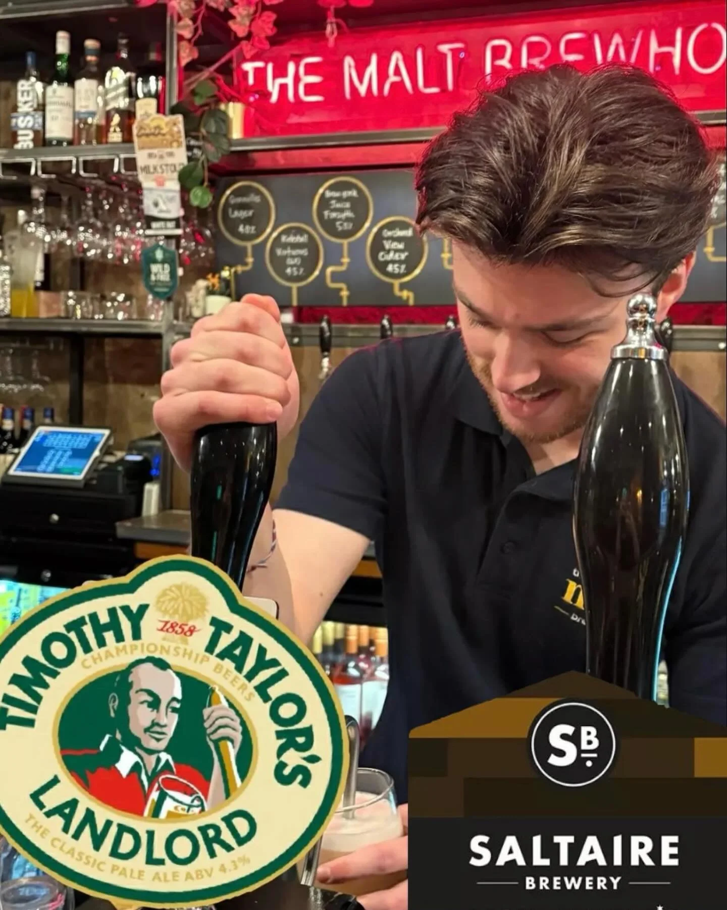 And we are so back! 🕺
After a well needed rest, we&rsquo;re back and ready to kick start January at The Malt! 
And what better day than cask Wednesday to do so? 
All our casks are &pound;3 today! 🍻
And what goes well with that? Football of course! 