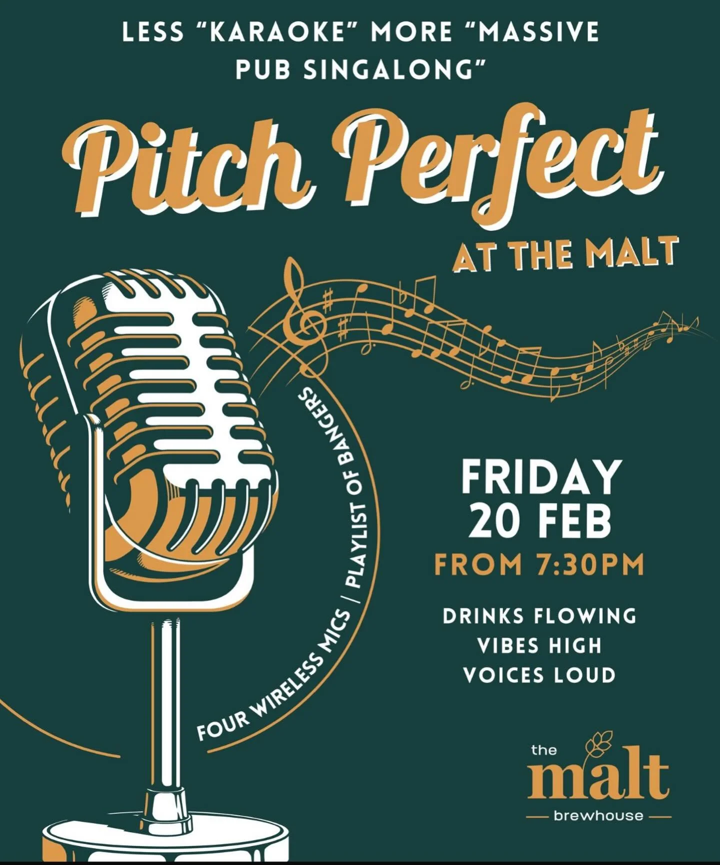 Pitch Perfect is back!!! 🤩🤩🤩
Join us this Friday for an evening full of karaoke fun 🎶 and lots and lots of dancing! 💃🏻 
Whether you&rsquo;re dancing with your girls or having a sing along with your gang. Make sure you do it with us! 🥳
Book you