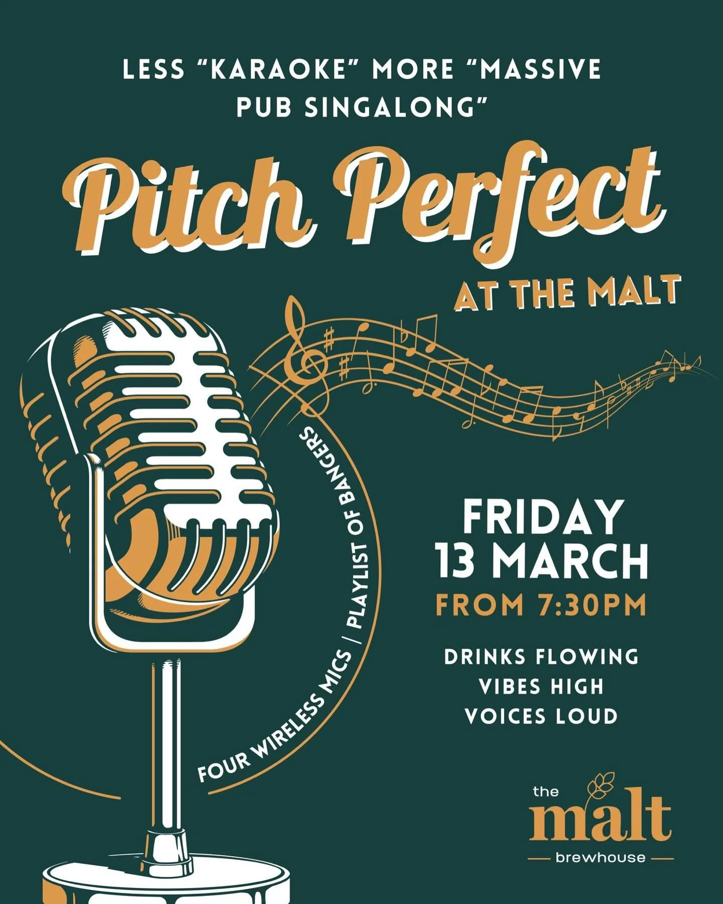 Pitch Perfect is back! 🎤
And this time we&rsquo;re going Irish for St Paddy&rsquo;s Day!
And it&rsquo;s your lucky night&hellip; 🍀
🎤 Karaoke
💃🏻 Dancing
🍻 Irish drink specials
🥃 Free Baby Guinness for anyone who sings an Irish song
💚 St. Paddy