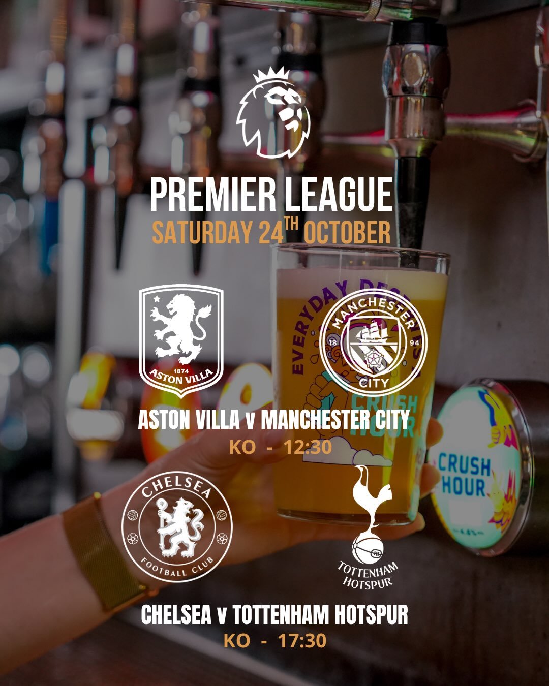 ⚽️🍕 Your Saturday starts at The Malt! Great Beer, Tasty Food and Premier league on the tele! 🍻

Happy days 😃

⚽️ WHAT A LINE UP 👀 

Settle in for a day of great sport! Get down early and secure your seat for Leeds V Sunderland at 4:30! 💛💙