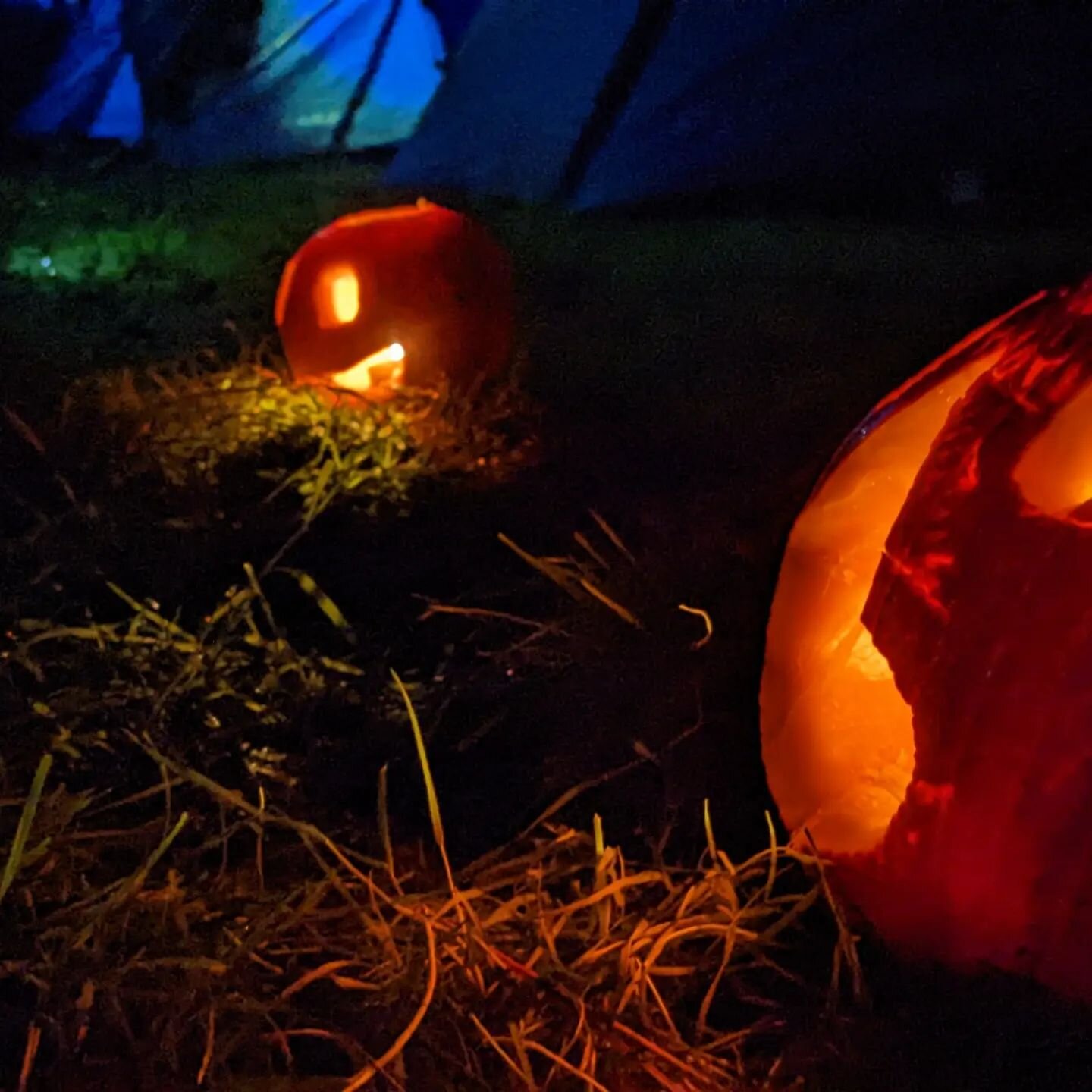 🎃 Pumpkin Carving at our District Camp this weekend.