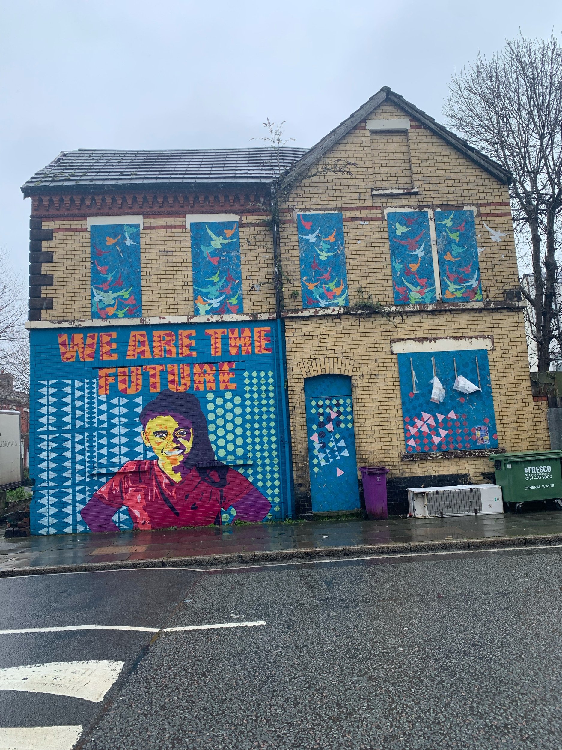 Mural on Granby Street photographed by Flora Zajicek.