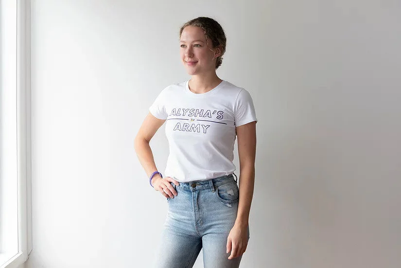 Ladies Alysha's Army T-shirt