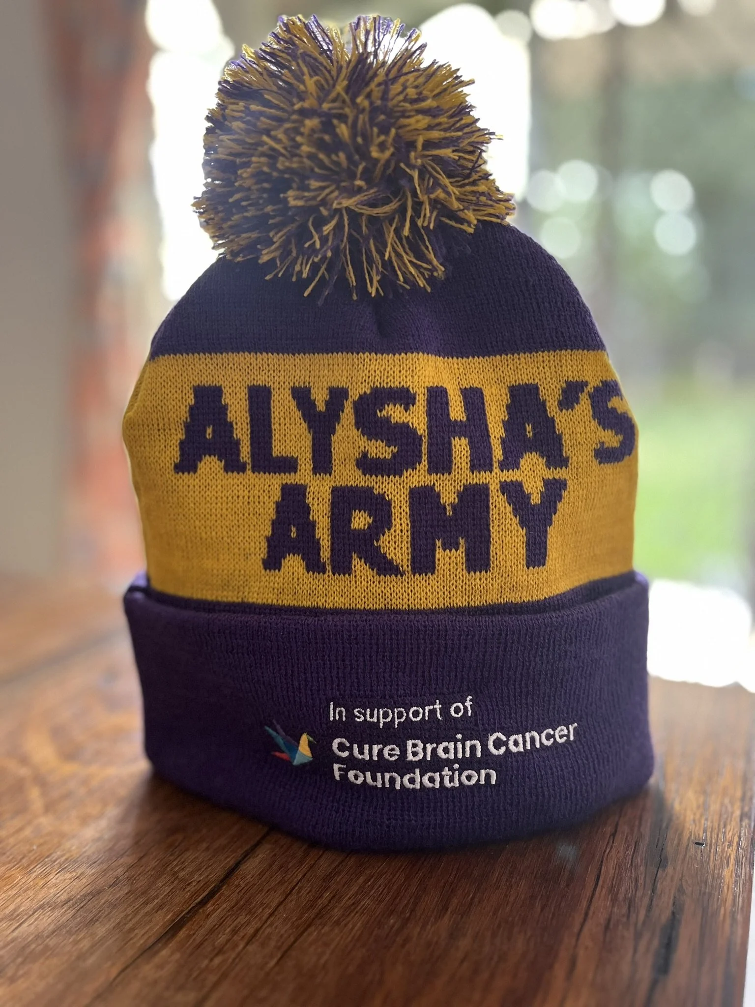 NEW Alysha's Army PomPom Beanie