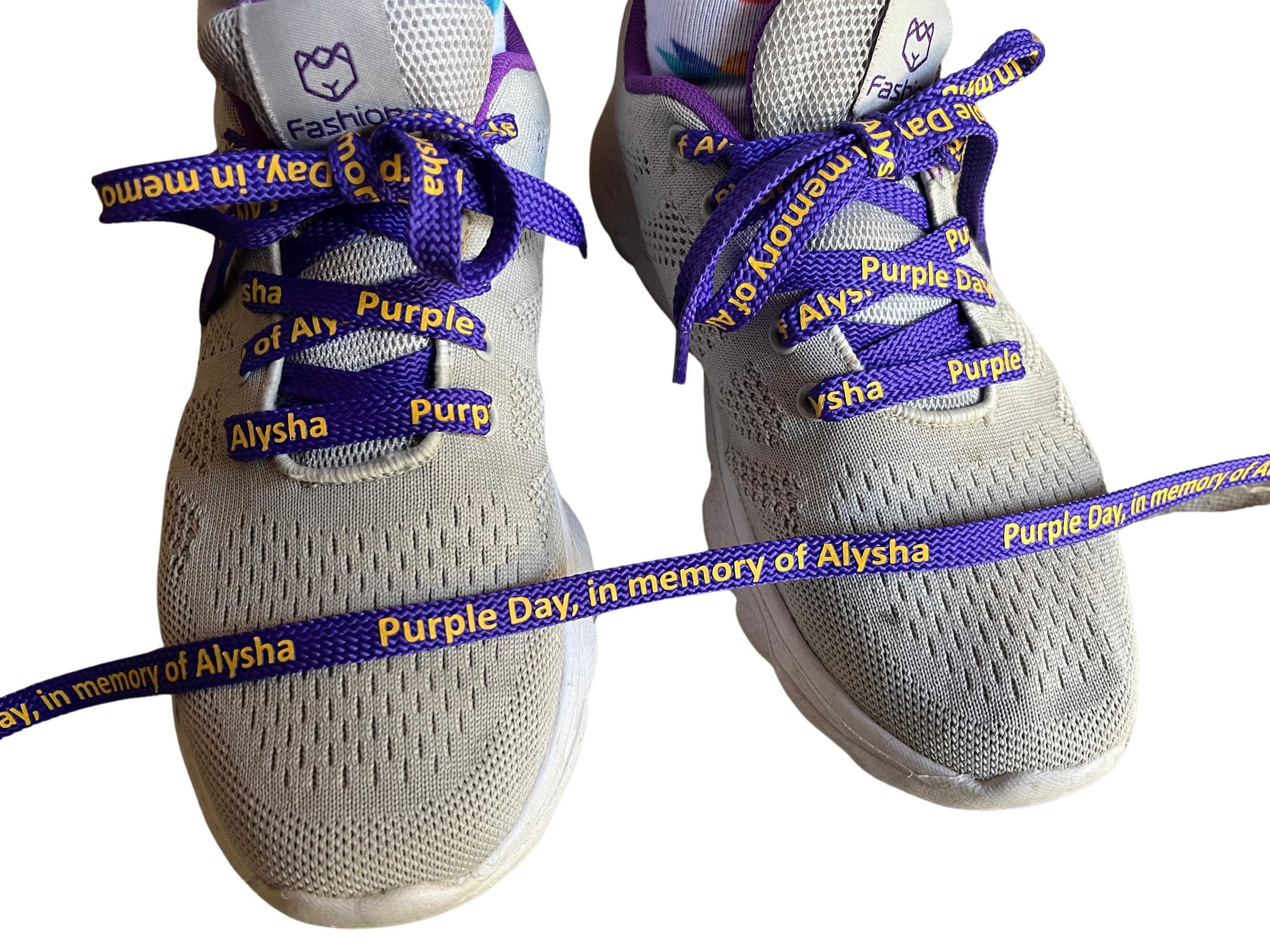 Purple Day Shoelaces