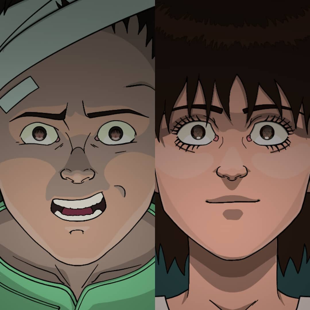 Eye Reflection - AKIRA - Tetsuo & Kaori