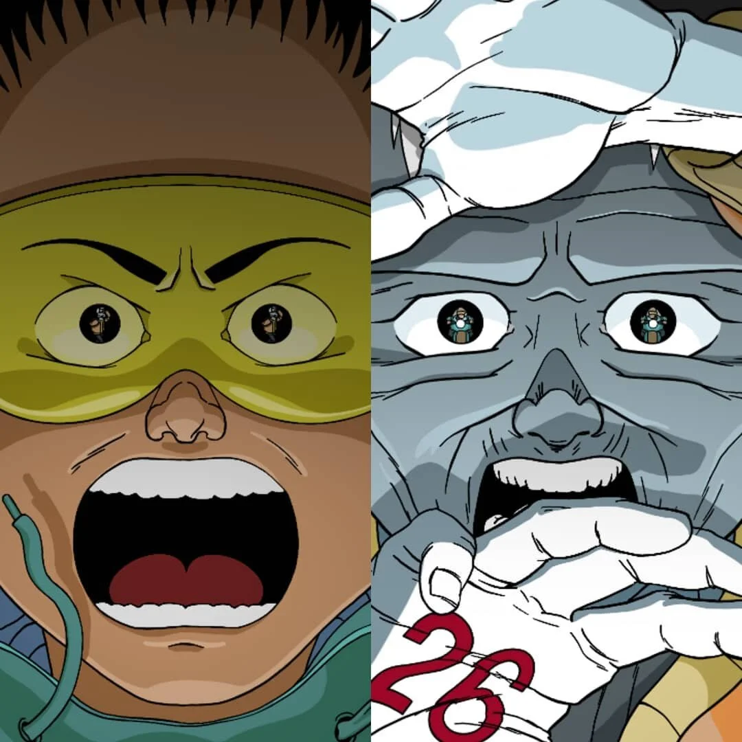 Eye Reflection - AKIRA - Tetsuo & Takashi