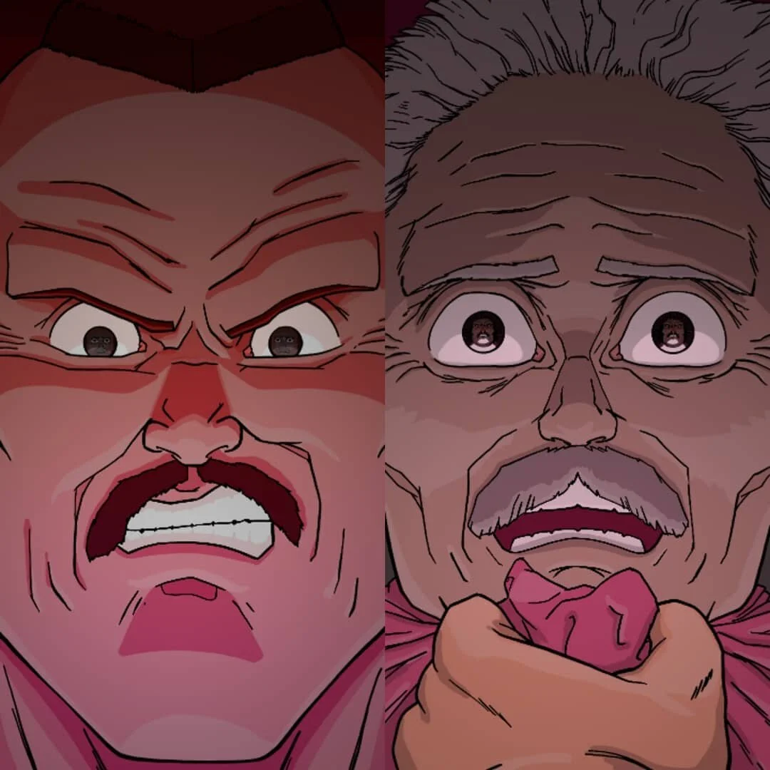 Eye Reflection - AKIRA - Colonel & Doctor